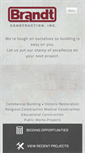 Mobile Screenshot of brandtconstruction.com